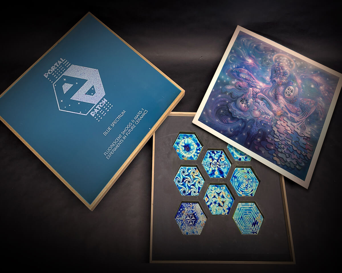 Mars-1 | Portal Patch’ Limited Edition Box-Set + Screen Print | Blue Spectrum