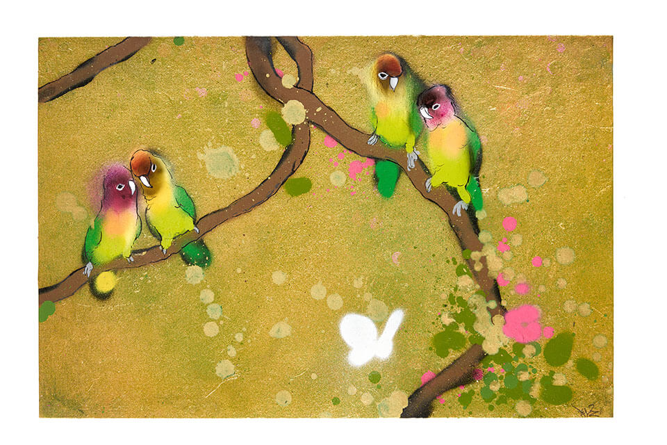 Xenz | ‘Birds of a Feather’ | Painting 8