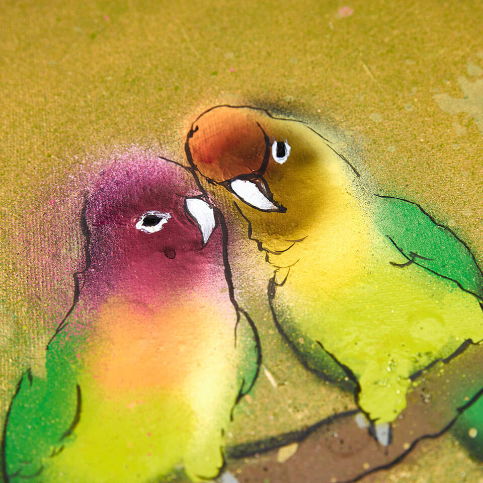 Xenz | ‘Birds of a Feather’ | Painting 8