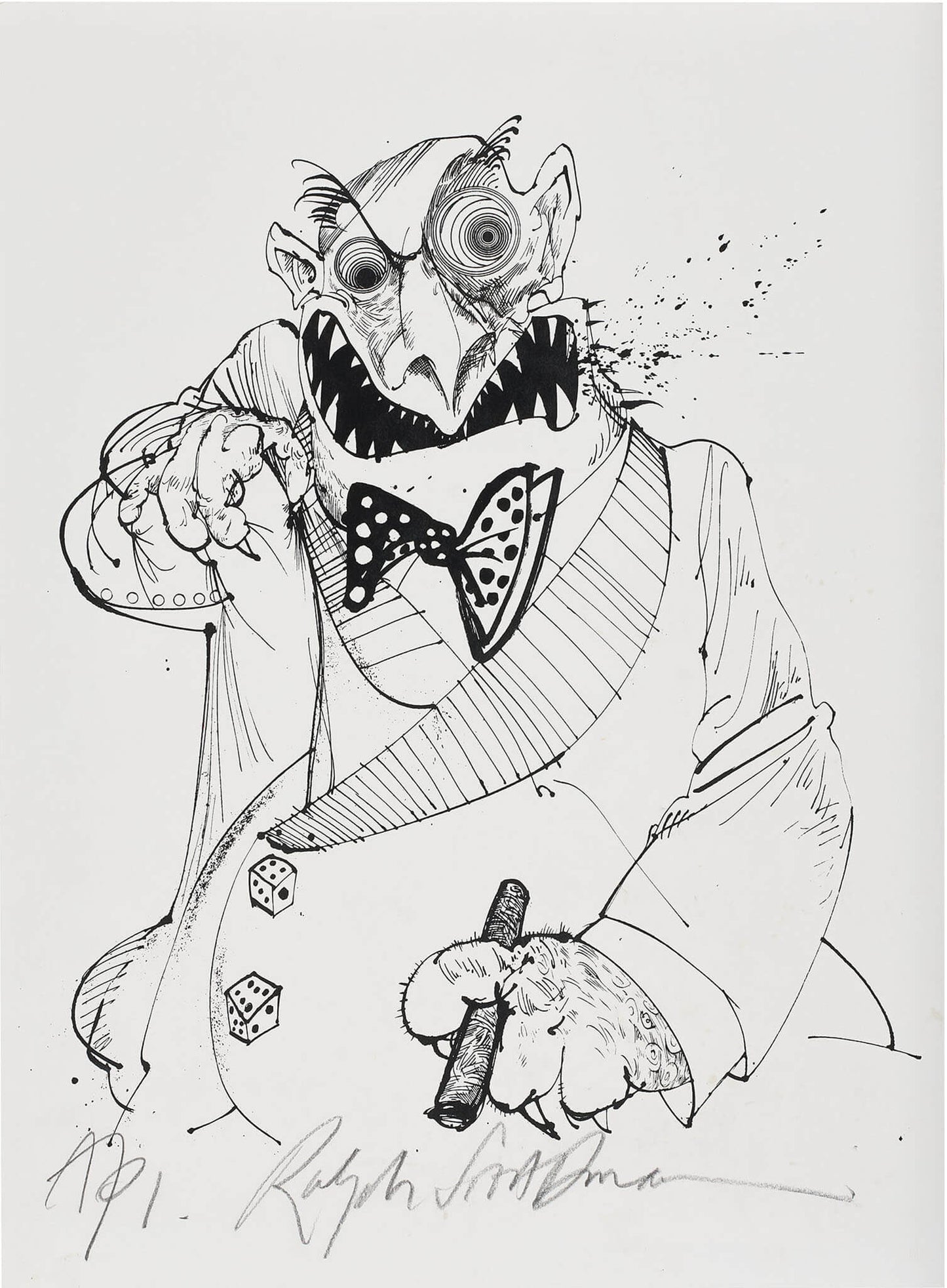 Ralph Steadman | Lizard Lounge Character