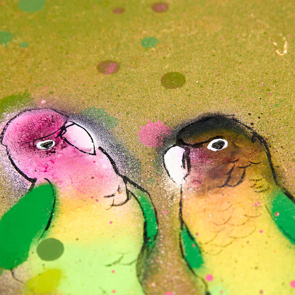 Xenz | ‘Birds of a Feather’ | Painting 7