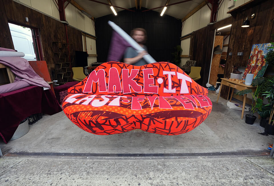 Sickboy | Dreams are Only Dreams 2024 | "Mae West Lips" (Bocca) Sofa