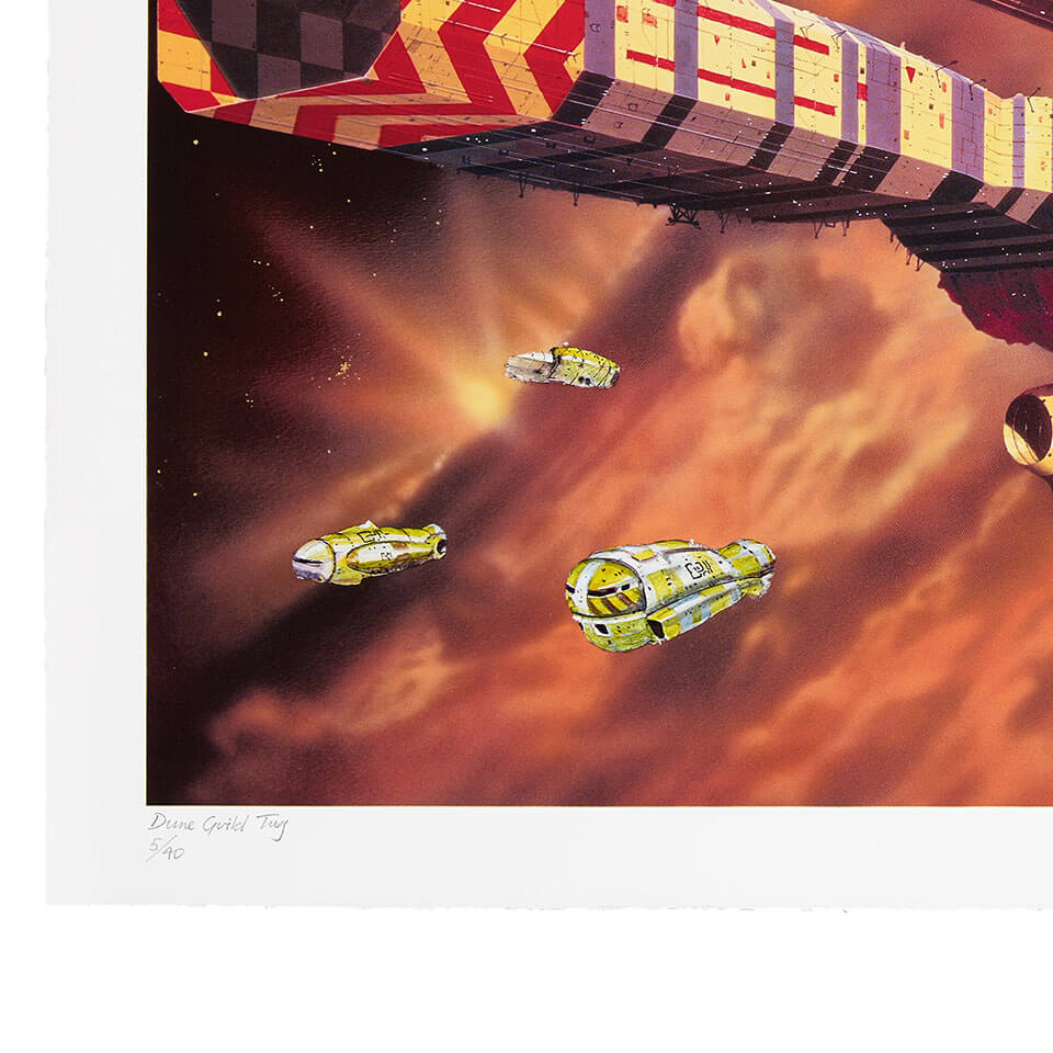 Chris Foss X Fluorescent Smogg | Dune Guild Tug (Handfinished) 5/40