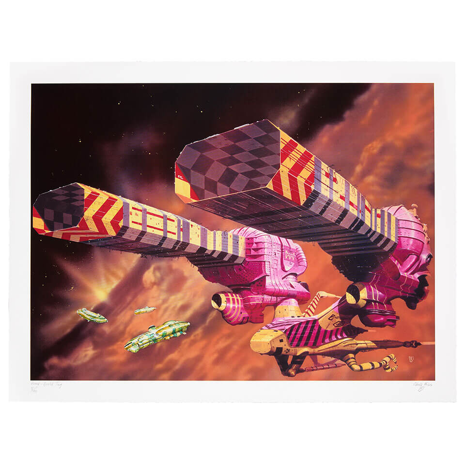 Chris Foss X Fluorescent Smogg | Dune Guild Tug (Handfinished) 8/40