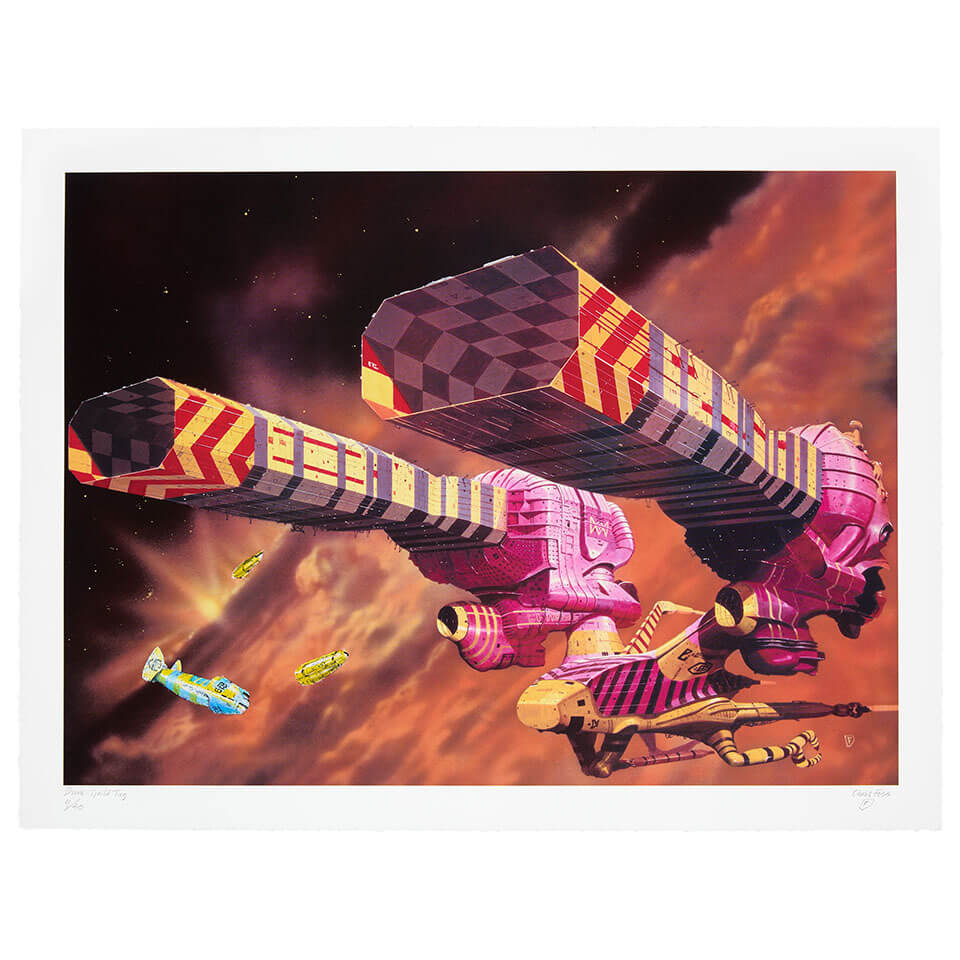 Chris Foss X Fluorescent Smogg | Dune Guild Tug (Handfinished) 9/40
