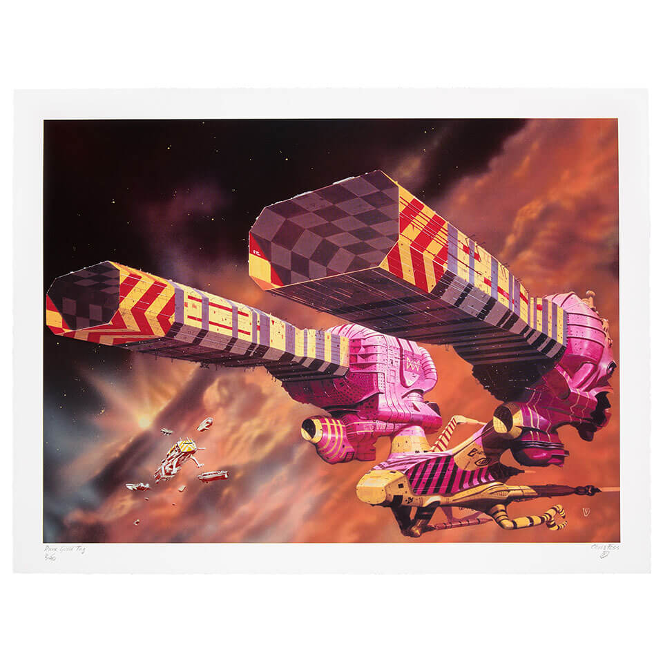 Chris Foss X Fluorescent Smogg | Dune Guild Tug (Handfinished) 2/40