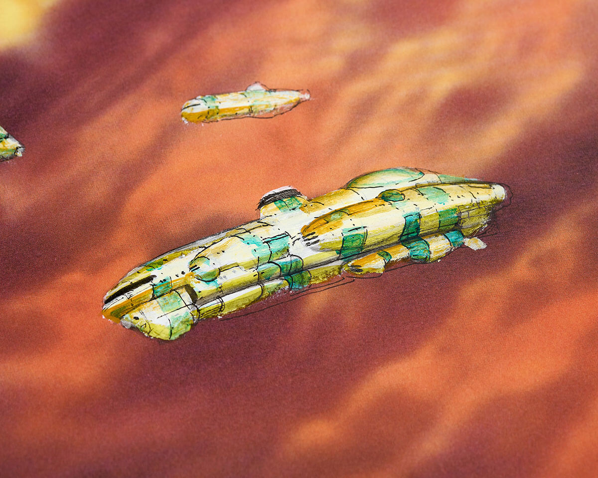 Chris Foss X Fluorescent Smogg | Dune Guild Tug (Handfinished) 8/40