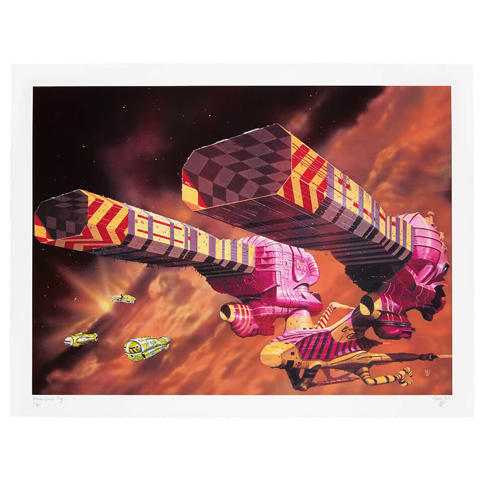 Chris Foss X Fluorescent Smogg | Dune Guild Tug (Handfinished) 5/40