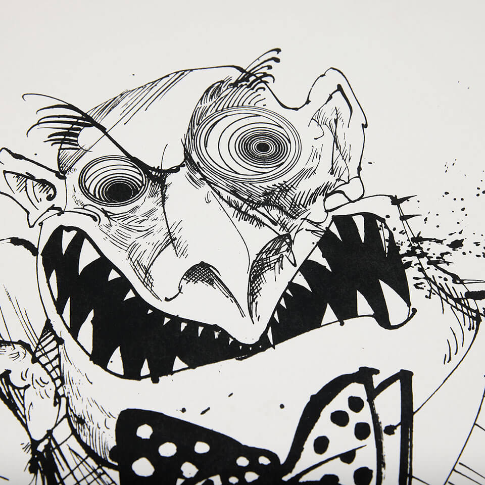 Ralph Steadman | Lizard Lounge Character