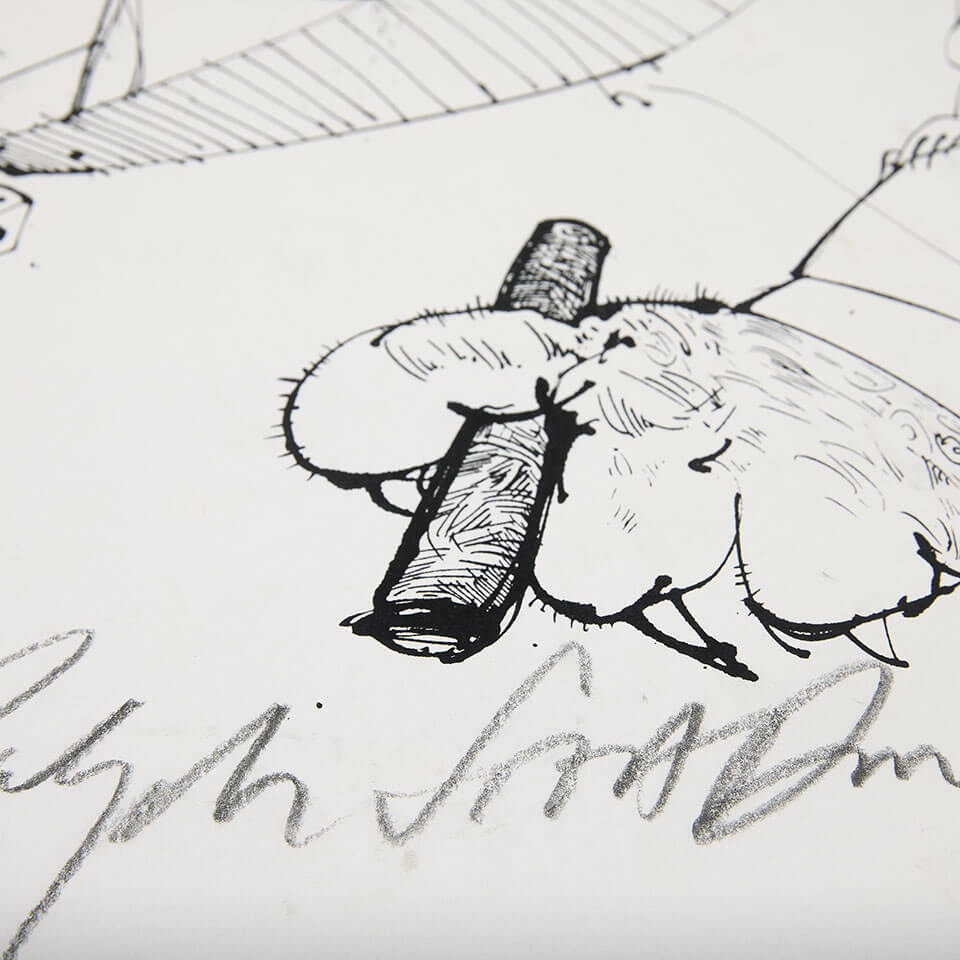 Ralph Steadman | Lizard Lounge Character