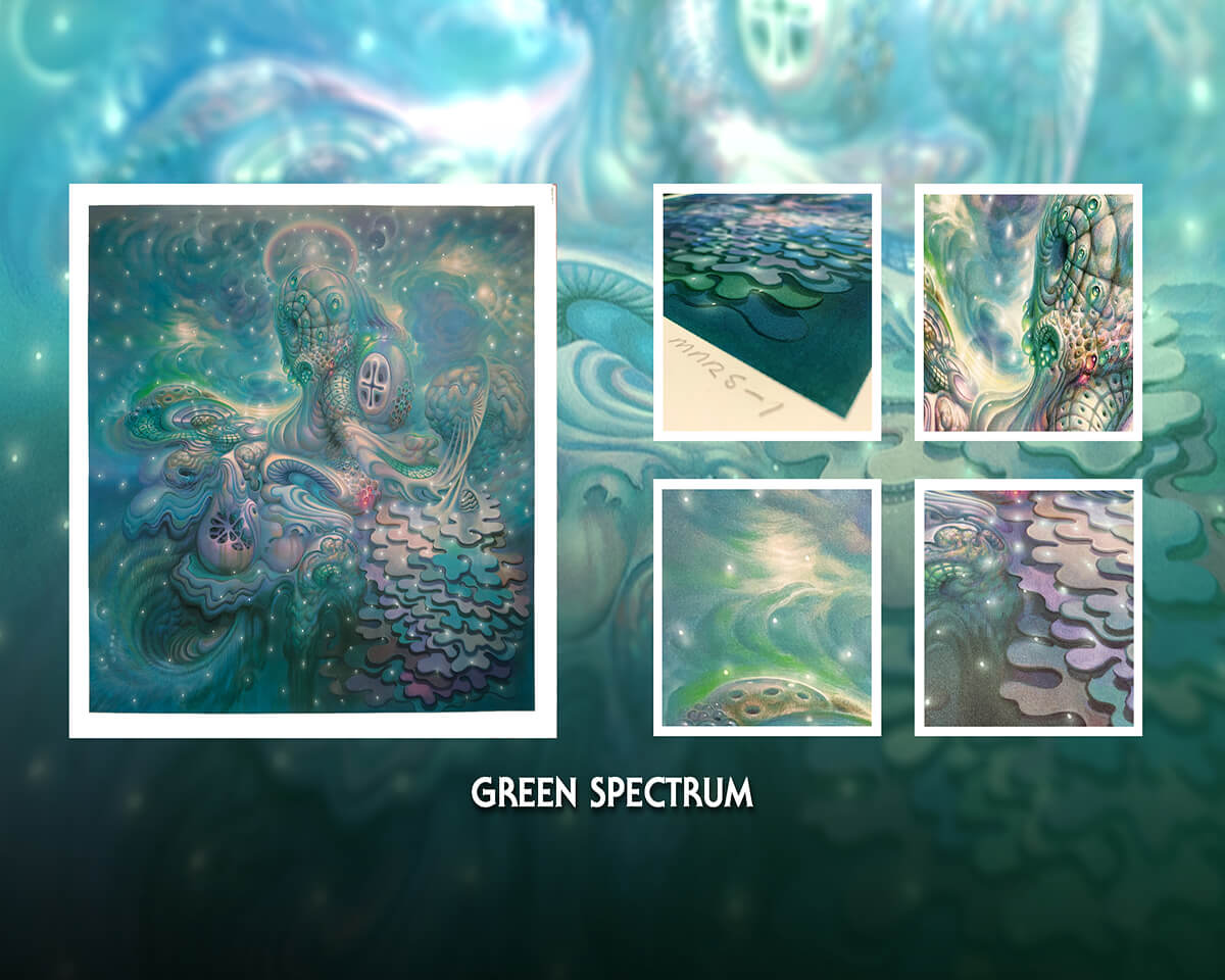 Mars-1 | Portal Patch’ Limited Edition Box-Set + Screen Print | Green Spectrum