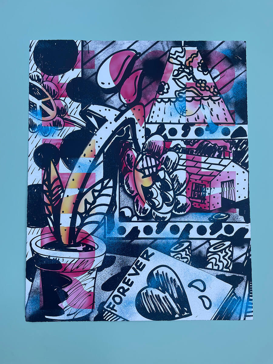 Sickboy | Optical Delusions | One Light in a Blackout (Collage)