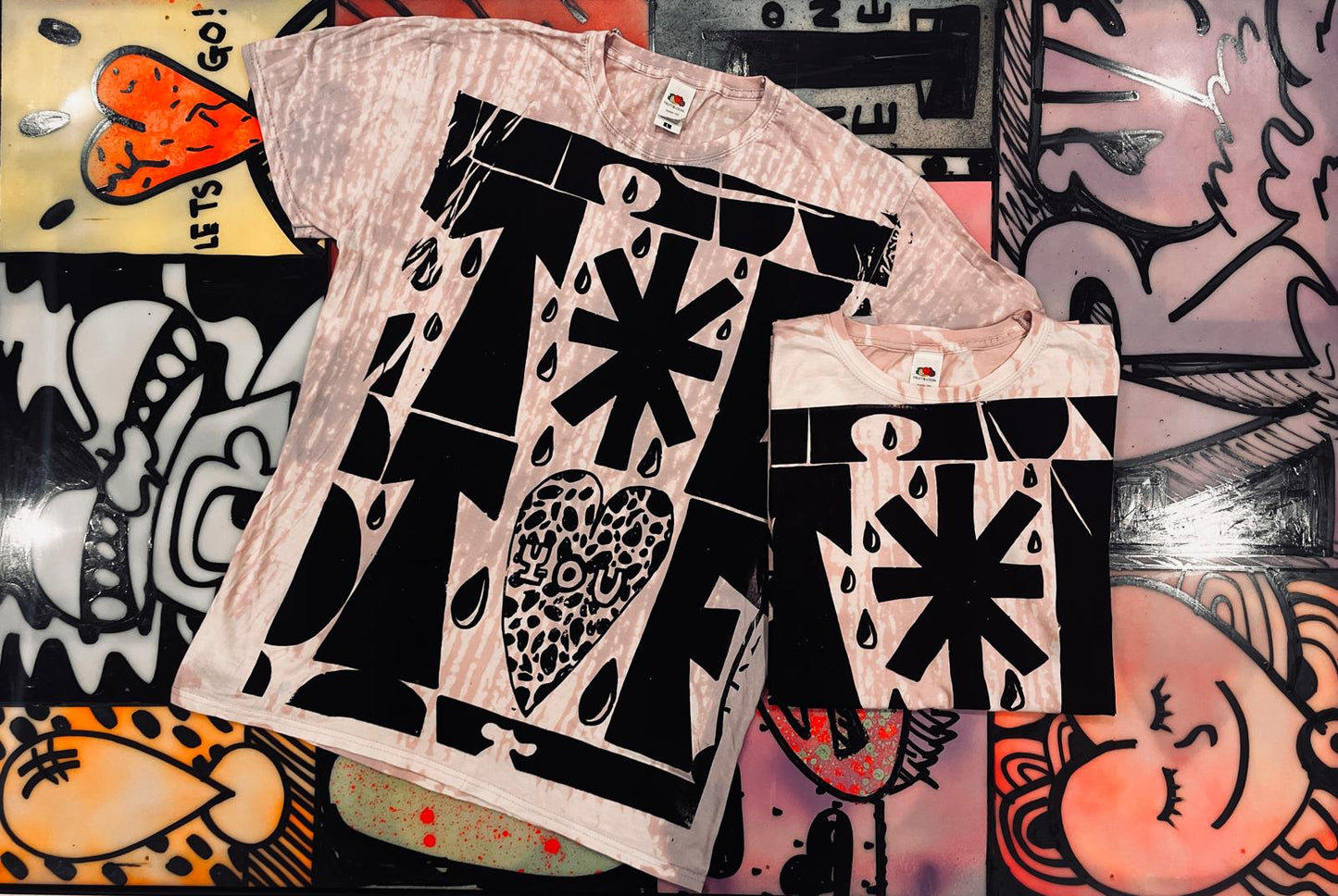 Sickboy 'Make it Last Forever' Epitaph T-Shirt (Black and Bleach) standard edition