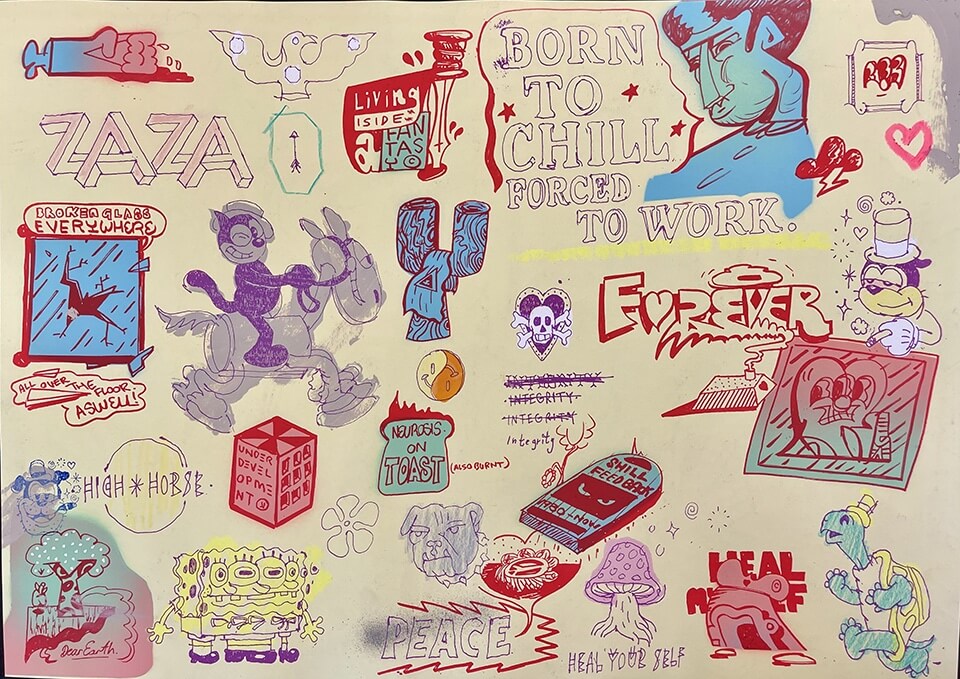 Sickboy & Word to Mother | 'Paranoia on Paper PT3' | Handfinished Edition