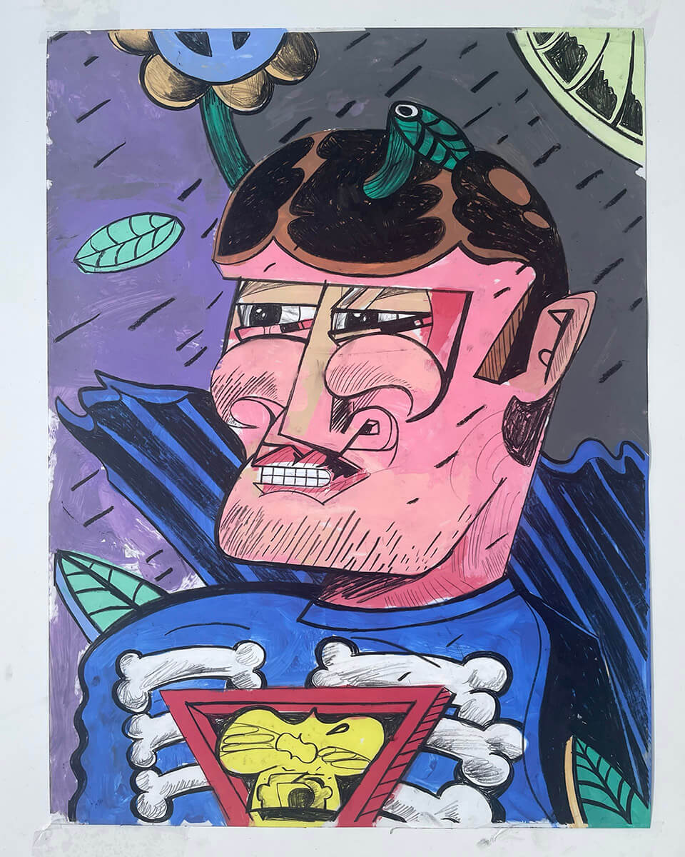 Sickboy | Superman study from "Lovely Cloak of worry - Part2"