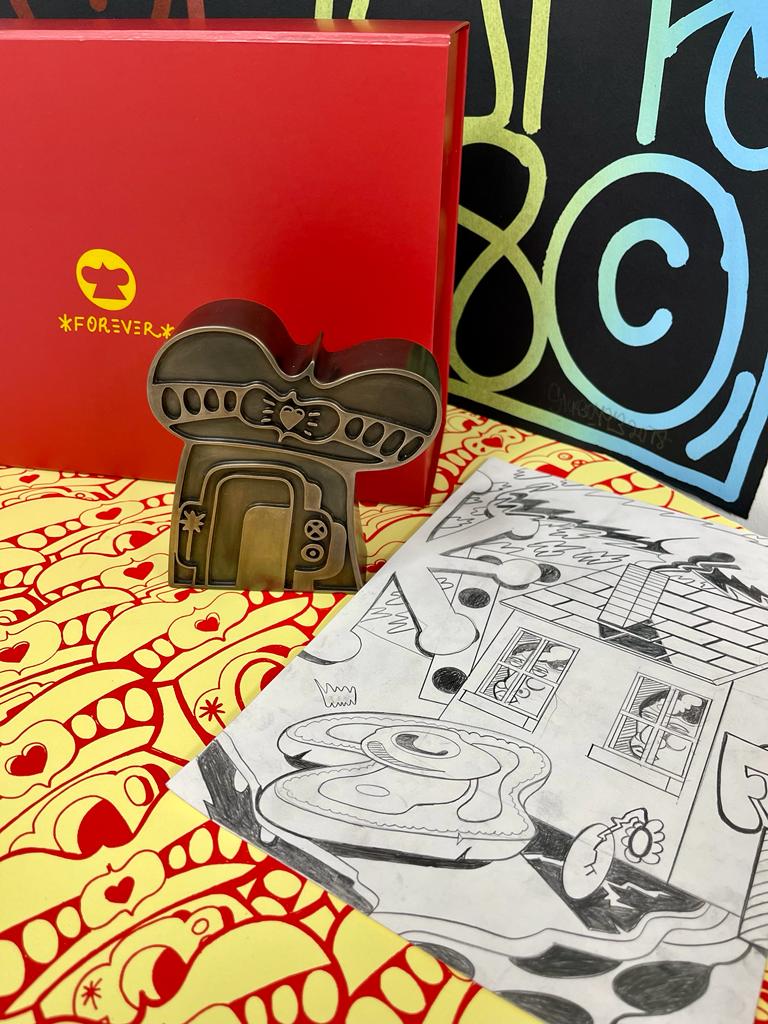 Sickboy | Forever Temple (Cold Cast Bronze) ‘Sketching Out’ | Special Edition | That Ain't Vegan