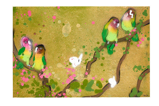 Xenz | ‘Birds of a Feather’ | Painting 7